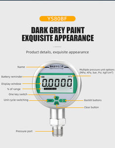 مقياس ضغط إلكتروني رقمي عالي الدقة ، مقياس ضغط الهواء الرقمي Oem - Product Image 4