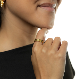 Inspire Jewelry Hurriya <span class=keywords><strong>Freedom</strong></span> Ring Étanche en acier inoxydable avec placage rose et or Princesse Cut Diamond pour mariage - Product Image 3