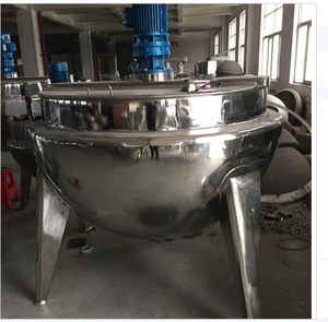 Nhà máy cung cấp thực phẩm nấu ăn máy trộn 400L đôi trọng ấm đun nước Gas sưởi ấm tự động - Product Image 2