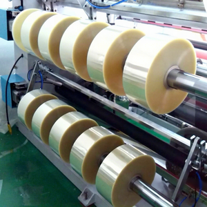 <span class=keywords><strong>Film</strong></span> en rouleau transparent PET ignifuge résistant aux hautes températures de qualité UL94-V0, sensible à la pression, pour applications industrielles - Product Image 1