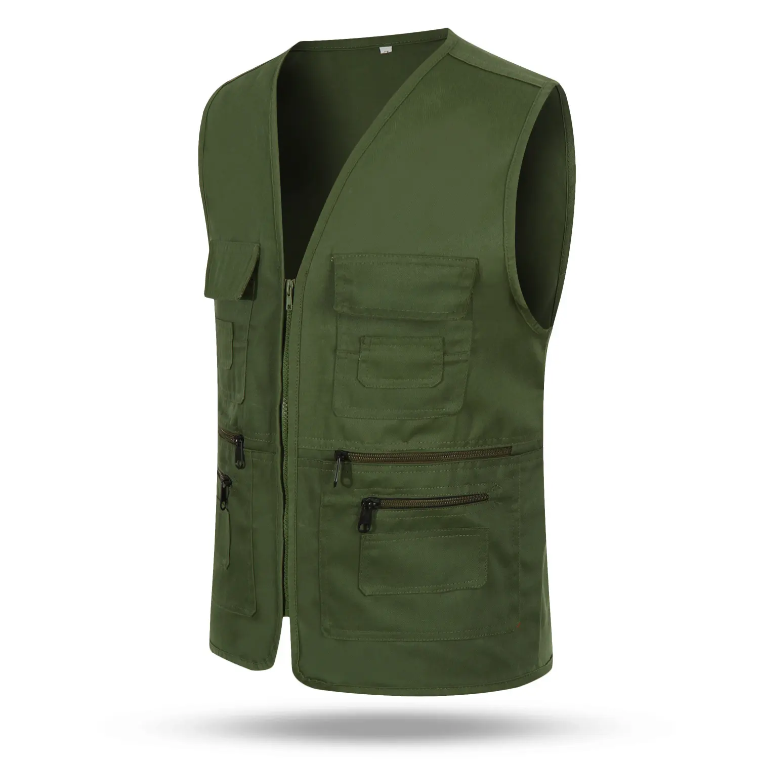Professional multi pocket vest men's vests work tool vest custom logo