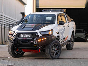 Marchepieds latéraux en acier pour Toyota Hilux Revo Rocco 2016-2023 et Vigo 2005-2015 – Accessoires pour pick-up - Product Image 5