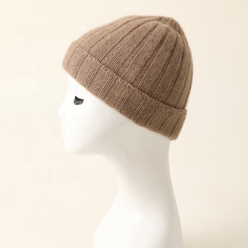 La dernière tendance de chaleur d'hiver 100% En cachemire tricoté Bonnet