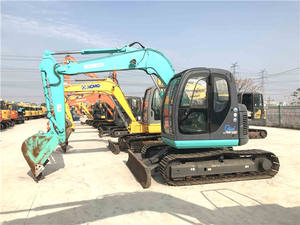 Mini excavatrice utilisée de 7 tonnes excavatrice de chenille de Kobelco sk70sr sk75 à vendre - Product Image 3