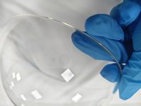 Dôme de lentille semi-sphérique en saphir poli au laser avec base en monocristal d'alumine sans bulles SANHANG SANHANG00053