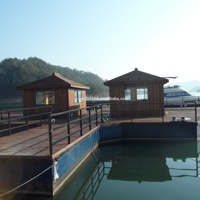 Ponton flottant sur mesure, base de maison moderne, prix bon marché sur la mer