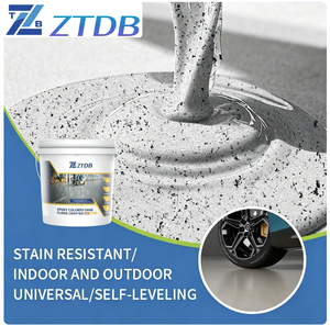 Peinture époxy ZT, couleur sable, antidérapante et résistante à l'usure, peinture pour sols en ciment auto-nivelante, peinture pour sols en marbre - Product Image 1
