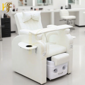 Wasseranschlussfreier Pediküre-Stuhl mit <span class=keywords><strong>Massage</strong></span>, elektrisches Beauty-Fußmassagegerät, Fußbad, multifunktionaler verstellbarer Pedikürsessel - Product Image 1