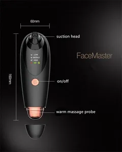OEM & ODM 디자인 재충전용 얼굴 마사지 기계 주름 흡진기 음 바짝 죄고 & 가정 사용을 위한 확고한 피부 blackhead 제거제