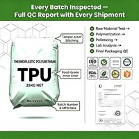 Granulés de TPU 1180A de qualité supérieure, élastomère polyuréthane polyéther vierge pour semelles de chaussures de sécurité et chaussures de sport