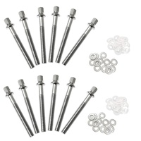 AOOLOO – Vente en gros usine de vis de tension et tiges de tension en acier inoxydable pour batterie (M6/M8 10mm-110mm) pour instruments
