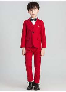 Ensemble <span class=keywords><strong>de</strong></span> 3 pièces pour enfants, costume formel, veste + gilet + <span class=keywords><strong>pantalon</strong></span>, tenues pour enfants, mariage, fête, performance au piano, costume d'animateur - Product Image 3