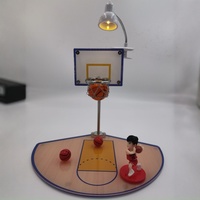 Mini machine de tir au basket en acrylique, jeu de basket de bureau, cadeau d'anniversaire créatif pour garçons, collègues, amis