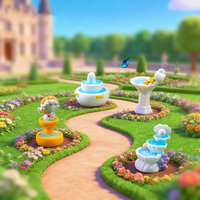 Fontaine miniature en résine en promotion, figurines pour jardin féerique, ornement de micro-paysage, décoration de bureau à domicile, accessoires de bricolage