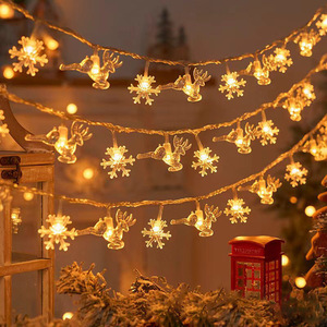 <span class=keywords><strong>Guirlande</strong></span> de flocons de neige à LED pour la décoration de Noël à la maison <span class=keywords><strong>Guirlande</strong></span> suspendue sur l'arbre - Product Image 1