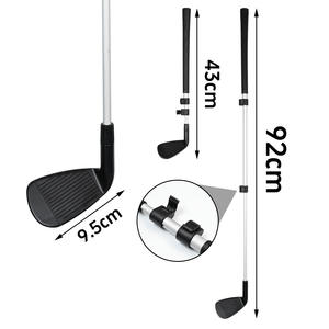 ไม้กอล์ฟพลาสติกแบบพกพาสำหรับเด็ก อุปกรณ์ฝึกซ้อมสีดำ SE 101 - Product Image 4
