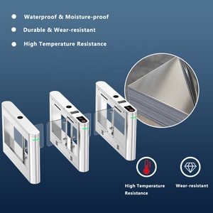 सुरक्षा उच्च गति टर्नस्टाइल 304 स्टेनलेस स्टील स्विंग गेट रैड रिमोट कंट्रोल के साथ - Product Image 2