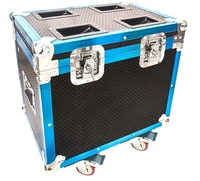 FlightCase 2in1 pour lavage LED 19x15W tête mobile RGBW lumière de scène DXM pour Halloween DJ Disco Bar fête équipement d'éclairage de scène