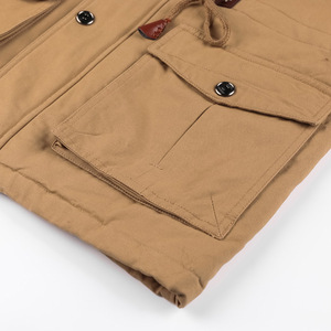 Factory Direct Sales of New Autumn and Winter <strong>Men's</strong> Detachable Hooded <strong>Velvet</strong> Thickened Cotton <strong>Jacket</strong> Mid-length <strong>Jacket</strong> for <strong>Men</strong> - Product Image 6