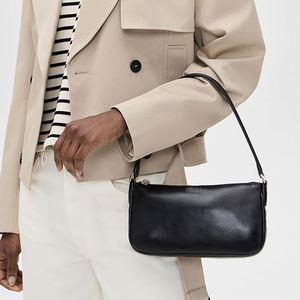 Bolso de Hombro Mini Impermeable para Mujer, con Logotipo Personalizado, Diseño DIY, Cierre de Cremallera, Cuero Negro, Moderno, para Otoño, Verano e Invierno - Product Image 1