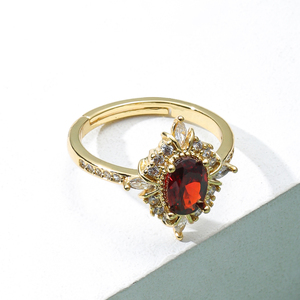 Tinh Tế Người Đàn Ông Phụ Nữ Đồ Trang Sức Tốt Vàng Vermeil 925 Sterling Silver Bạc Hình Bầu Dục Moissanite Nhẫn Cho Quà Tặng Đám Cưới Trang Sức Nhà Máy - Product Image 2