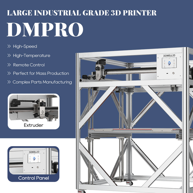 Dowell DM10-8pro High Speed Extruder Full Color 3d Printer Big Size 3d Printing Machine Stampante 3d FDM 3d Printer