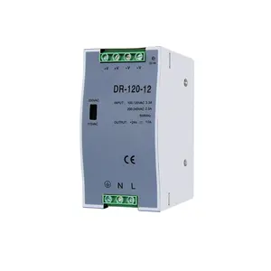 CE ROHS DR-120 120W Din rail 5v 12v 24v power supply