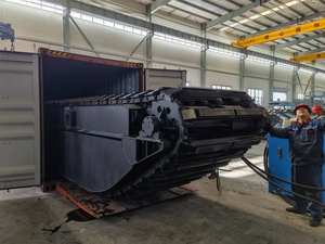 מחפר אמפיבי עם שלדת פונטון לעבודות שפת הנהר - Product Image 5