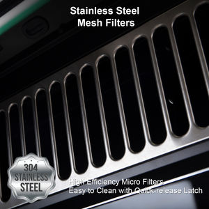 Fabricante de MONI personalizado de lujo 110V chimenea RC22300 sin ductos montado en la pared autolimpiante silencioso cocina campana extractora - Product Image 4