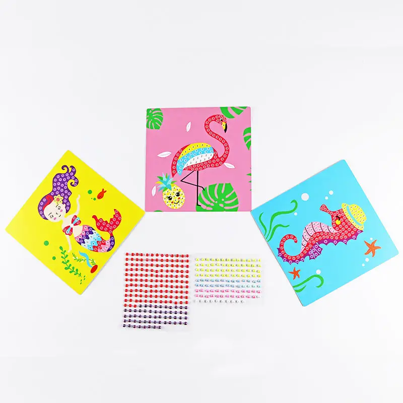 Custom 3D Mosaic Puzzle Children's Diamond Stickers Creative DIY Handmade Gifts Mosaic Craft Kit