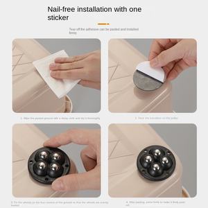 Mini ruedas autoadhesivas, equipo de distribución de energía, rueda autoadhesiva, pequeña giratoria con ruedas de pasta - Product Image 5