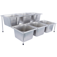 Antirust Ice Cream Container Pan Standard größen Steam Pan Edelstahl Tisch pfannen