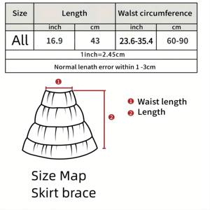 Femmes Blanc Flare Puffy <span class=keywords><strong>Tulle</strong></span> Tutu <span class=keywords><strong>Jupon</strong></span> pour Robes Mini Jupe Courte pour Adultes Jupons - Product Image 4