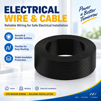 Câble d'alimentation fiable en PVC isolé H07V-U résistant à la corrosion pour câblage domestique fixe, conducteur en cuivre pur