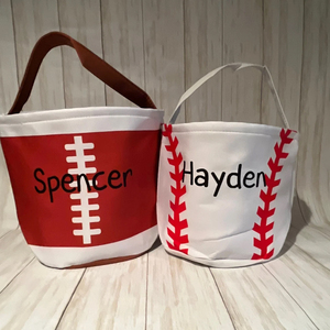 Cesta de dulces personalizada para niños, bolsa de calabaza para regalo de dulces infantiles, cubo de <span class=keywords><strong>Halloween</strong></span> para truco o trato, cesta de lona deportiva - Product Image 3