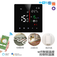 Termostato WIFI Tuya para Calefacción por Suelo Radiante, Controlador de Temperatura Ambiente para Sistema de Calefacción por Suelo Radiante, Termostato Doméstico con Sensor NTC 16A