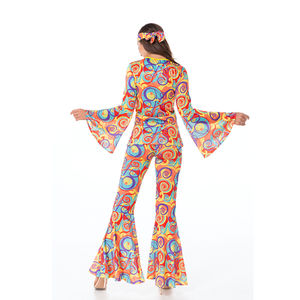 Halloween Homme et Femme Couple Rétro Années 70 Disco Hippie Costumes Ball <span class=keywords><strong>Show</strong></span> Adulte Performance Uniforme - Product Image 6