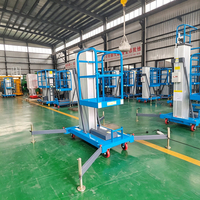Bestseller Single Column Aluminum Lift Lightweight Hydraulic Lifting Platform for Commercial Building Decoration Site Work