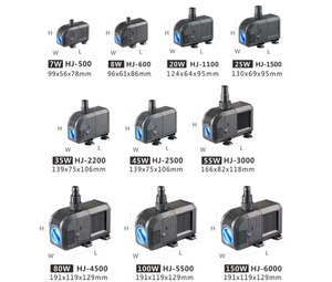 <span class=keywords><strong>SUNSUN</strong></span> Pompe à eau pour aquarium de haute qualité 8W-150W 110-240V Pompe submersible multifonctionnelle pour étang à poissons - Product Image 2