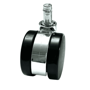 Ruedas giratorias de nailon modernas cromadas de 60mm, duraderas para uso en hospitales y escuelas - Product Image 3