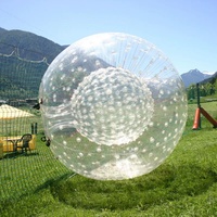 Offre Spéciale Grande Balle Gonflable Roulante pour Événements d'Entreprise et de Groupe, Balle Zorb Transparente pour Parc Extérieur et Installation de Divertissement, Vente en Gros
