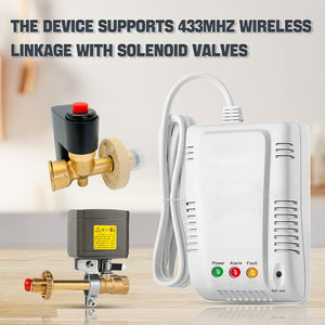 ストーク家庭用および商用メタン検出器アラーム付きソレノイドバルブリンケージ天然ガス漏れ防止ガス分析装置製品 - Product Image 2