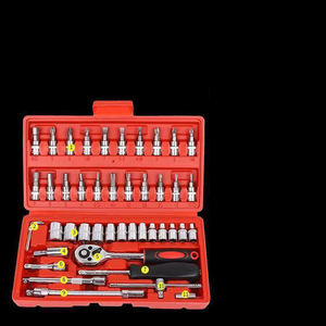 Ensemble de clés à molette multifonctionnelles pour la réparation automobile, boîte à outils manuelle universelle, petits outils à main, y compris un jeu de douilles - Product Image 4