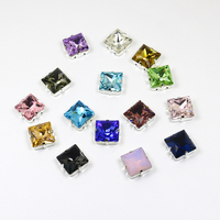 Dongzhou Cristaux En Gros Carré-Forme K9 Perles De Cristal Pointu Dos Griffe Strass pour Bijoux Vêtement DIY Accessoires