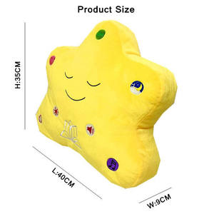 <span class=keywords><strong>Twinkle</strong></span> Star หมอนตุ๊กตาของเล่นสำหรับเด็ก,หมอนไฟ Led กระพริบรูปดาวห้าแฉกหมอนนุ่มเรืองแสงยัดไส้ตุ๊กตา - Product Image 3