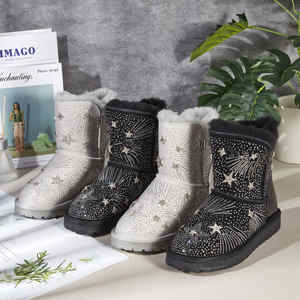 Stivali da Neve Personalizzabili con Logo Originale, Suola Spessa, Moda, Caldi, Impermeabili, Antiscivolo, Unisex, Stivali Invernali <span class=keywords><strong>per</strong></span> Donne - Product Image 1