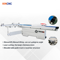 Scie à panneaux horizontale de précision KINCNC avec table coulissante, capacité de 3800 mm