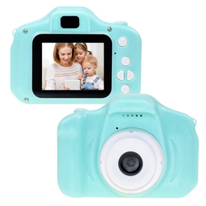 Kamera anak-anak 2 inci, mainan kamera Video X2 kamera Digital lucu dengan pengisi daya USB - Product Image 2