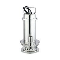 Pompe à eau électrique centrifuge multifonctionnelle de 0,5 CV pour le traitement des eaux usées, avec acier inoxydable pour le rejet des eaux usées