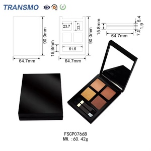 Estuche para sombra de ojos, contenedor de rubor, estuche de plástico ecológico para lápiz labial y rubor, paleta de contorno, marca privada - Product Image 2